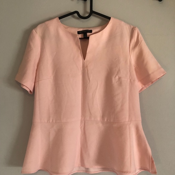 Banana Republic Peplum Blouse Short Sleeve - Picture 1 of 4